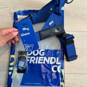 NWT Dog Friendly Co Blue Harness